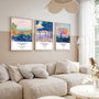 Wallity Huhu265 Conjunto de 3 Cuadros Decorativos 50 x 70 cm